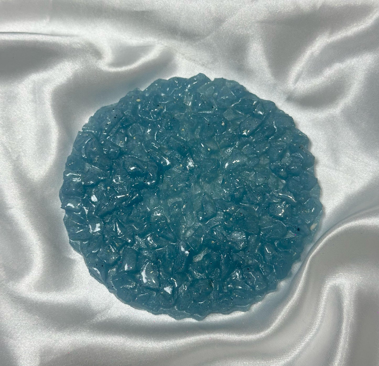 Cracked Resin coaster